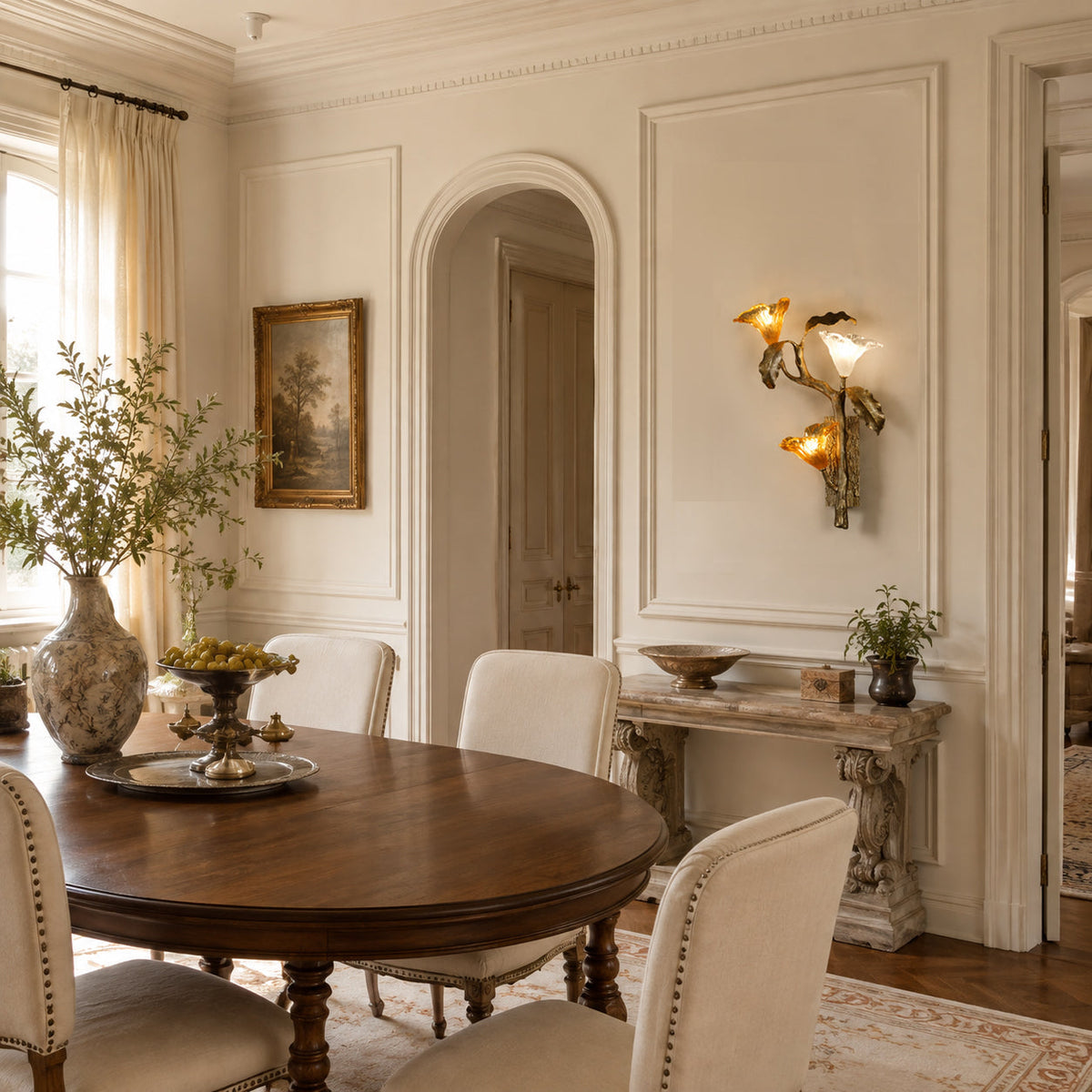 Orianaine Branch Brass Sconce