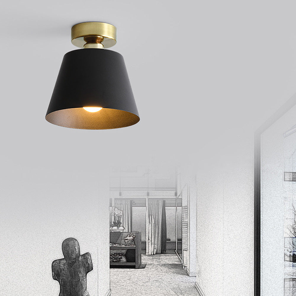 Modern Conical Iron Shape Ceiling Light