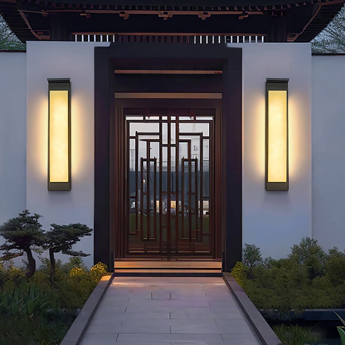 Double Axis Long Outdoor Wall Lamp