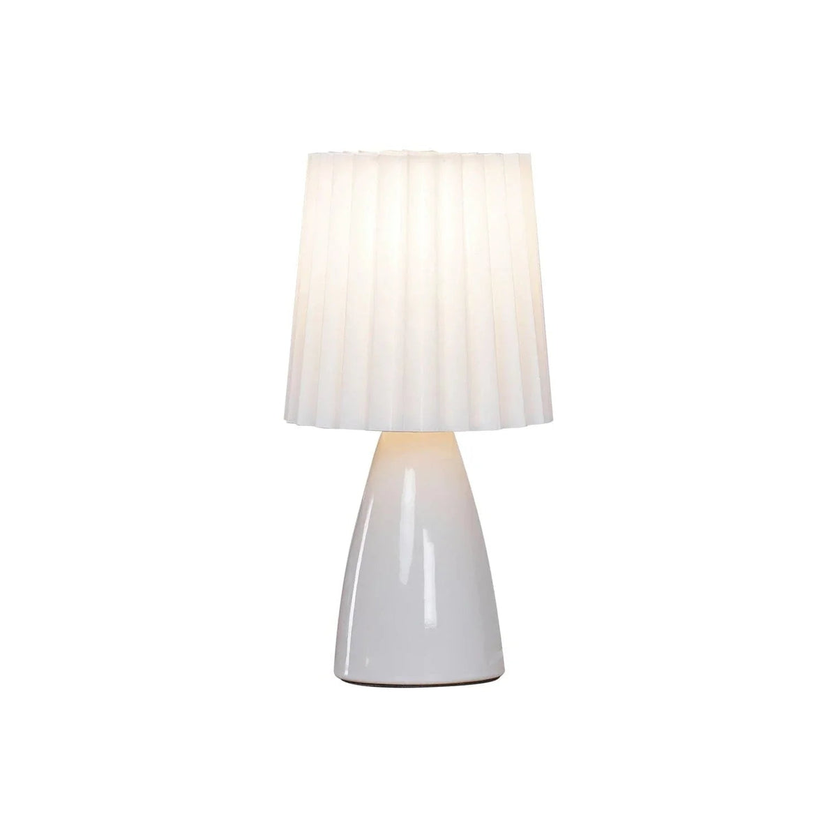 Conical Gusnow Travertine Table Lamp