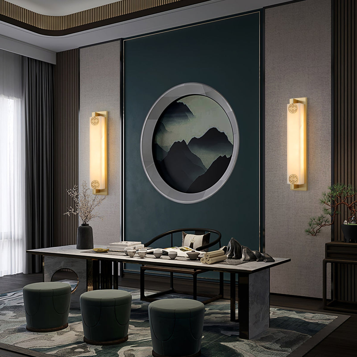 Luste Alabaster Wall Lamp 4 Style