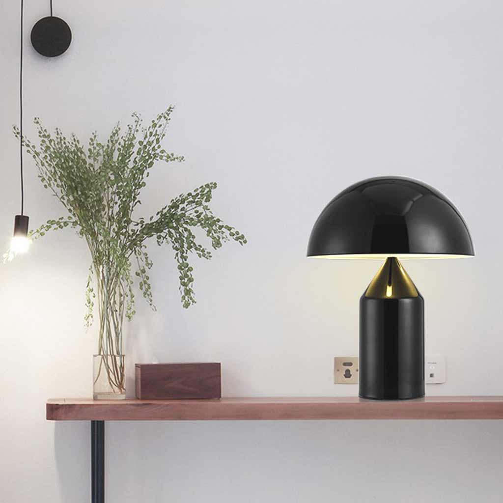 Desk Table Lamp Modern Creative Metal Murshroom, 3 Colors