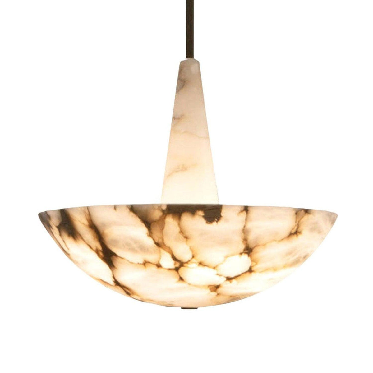 Dome Alabaster Domus Pendant Light