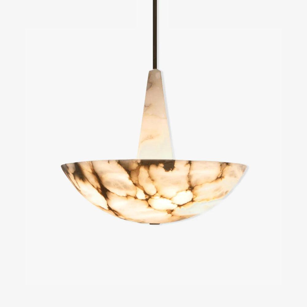 Dome Alabaster Domus Pendant Light