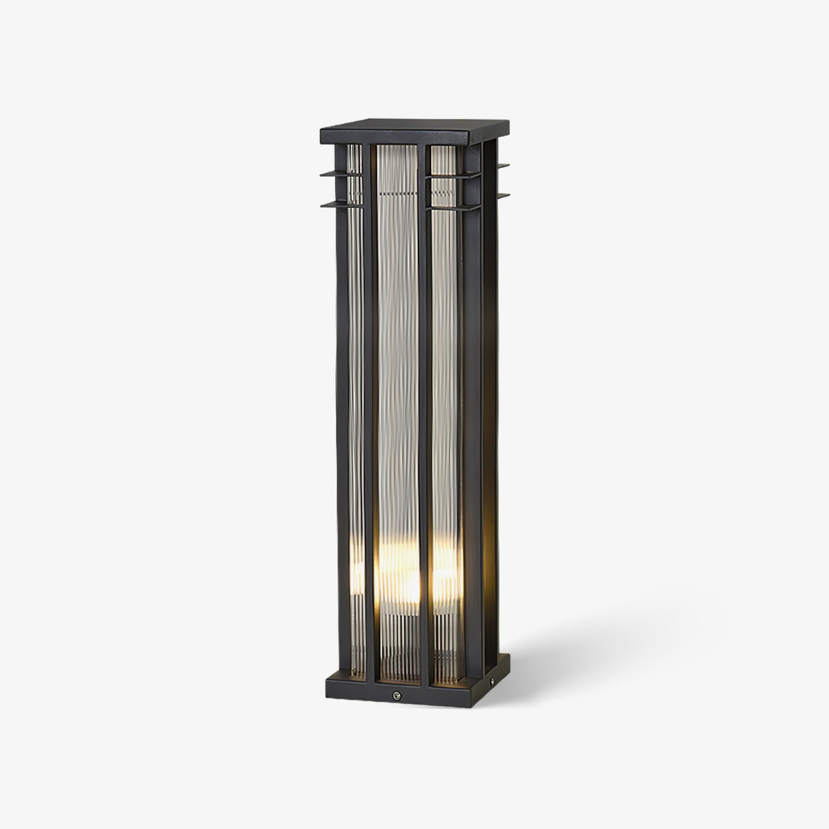 Modern Double Axis Outdoor Post Lamp