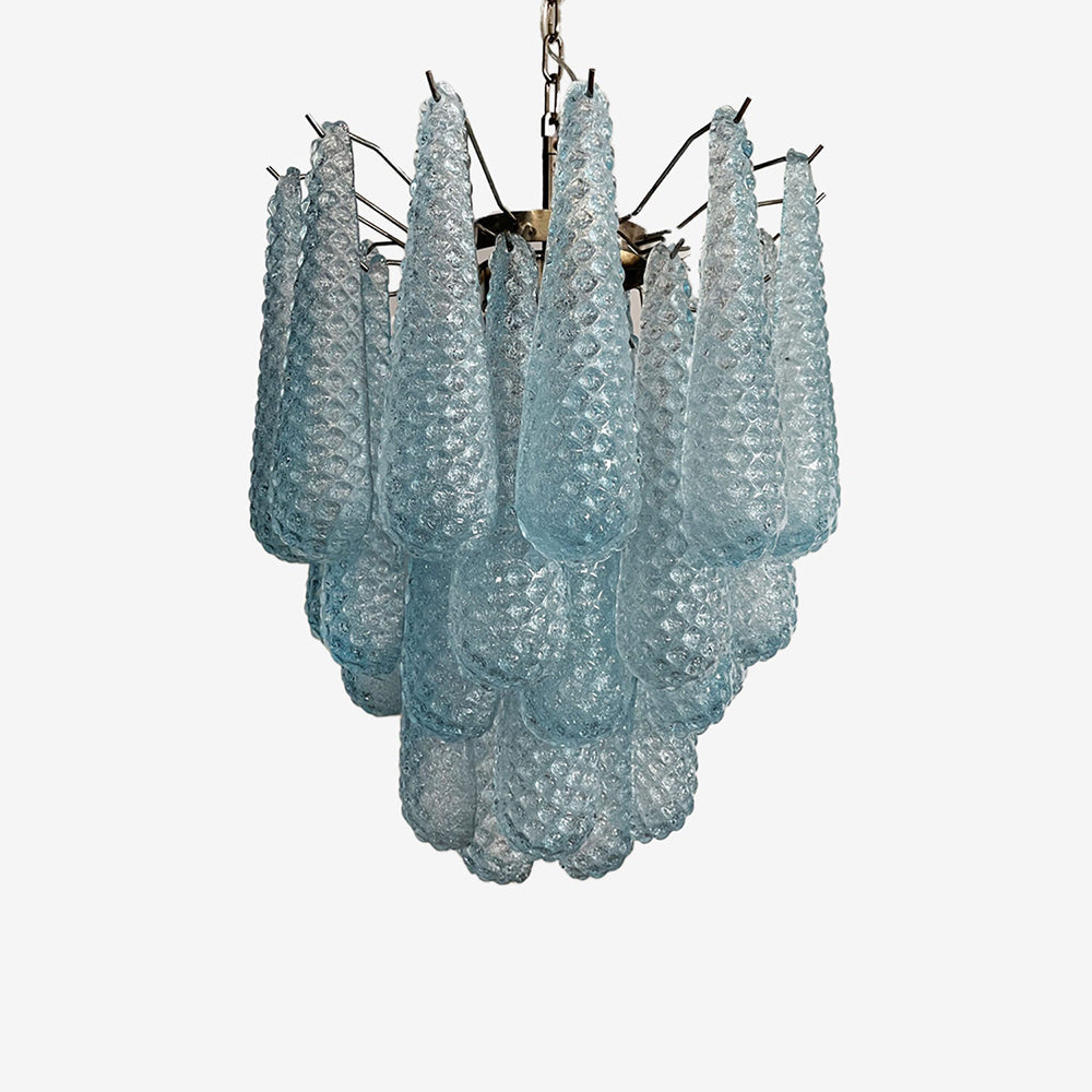 Inset Drop Murano Glass Chandelier