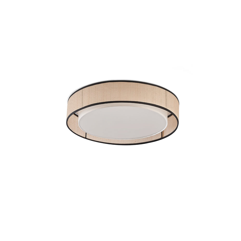 Fioiraya Linen Flush Mount Ceiling Light