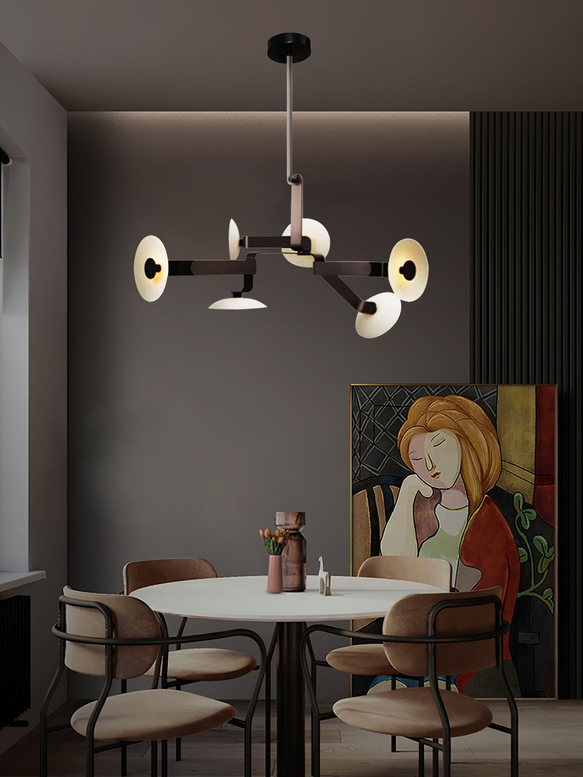 Jade Brown Chandelier