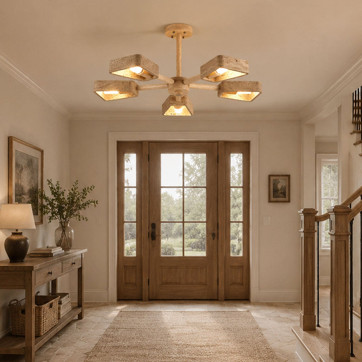 Travertone Geometry Elementa Chandelier