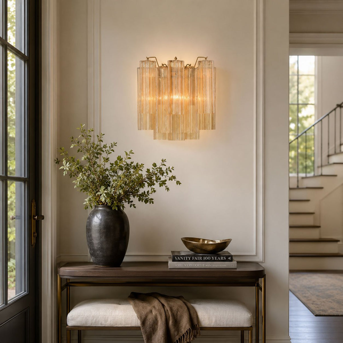 Style Glass Wall Lamp