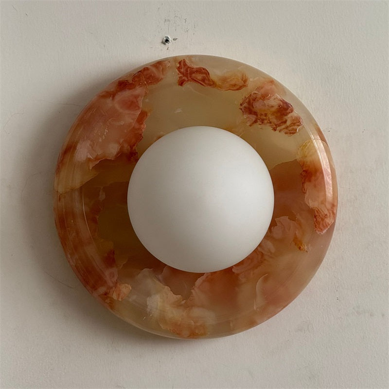 Renisenne Yellow Onyx Sconce