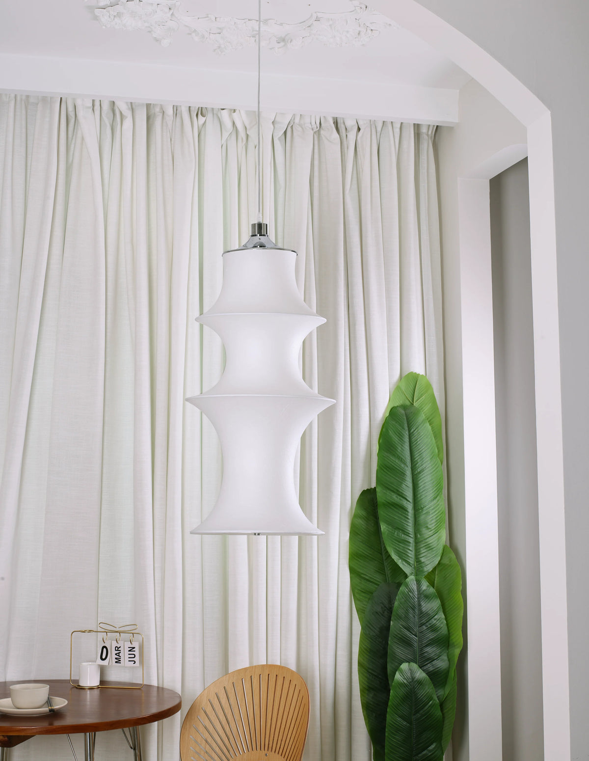 Stretch Fabric Pendant light