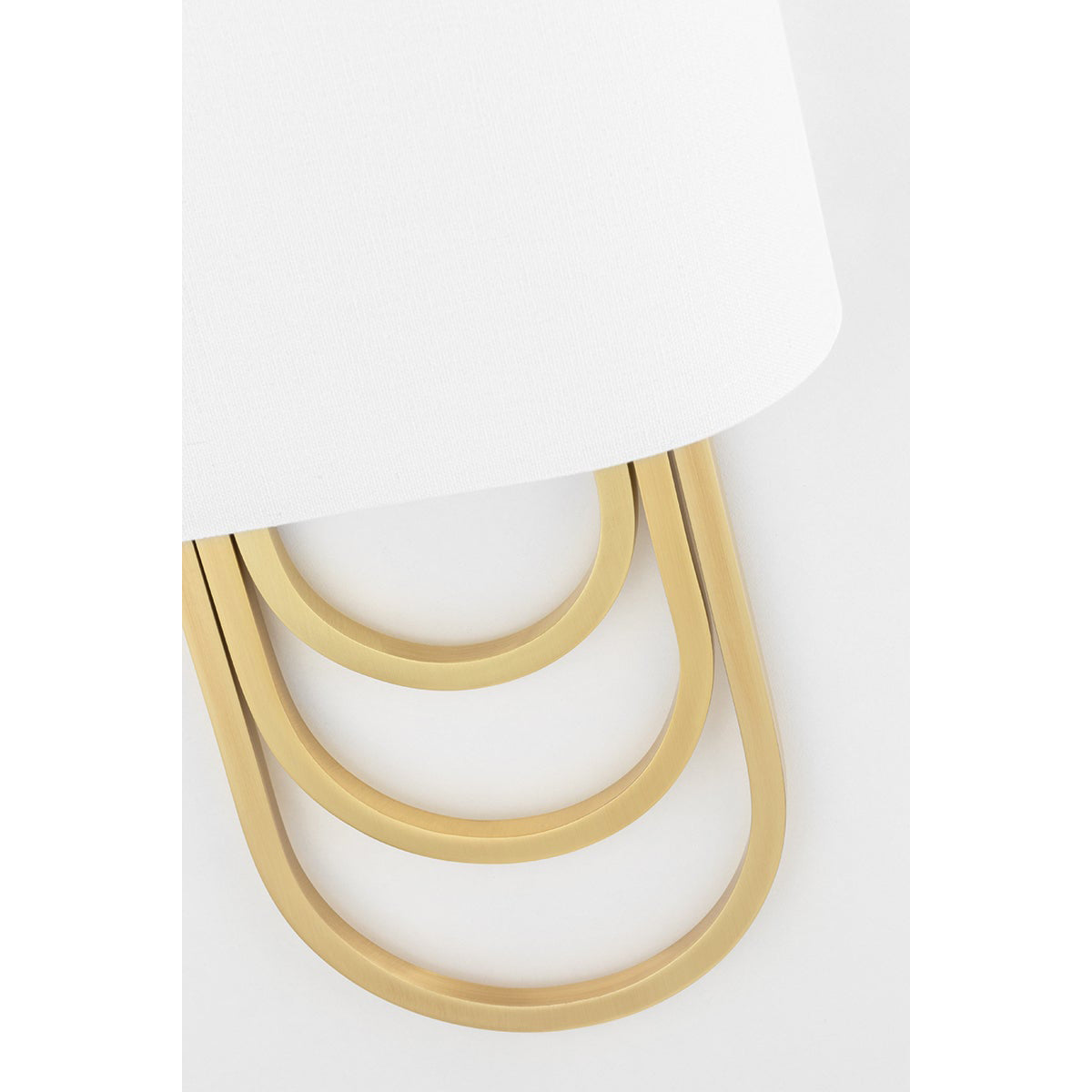 Evelaris Brass Fabric Wall Lamp