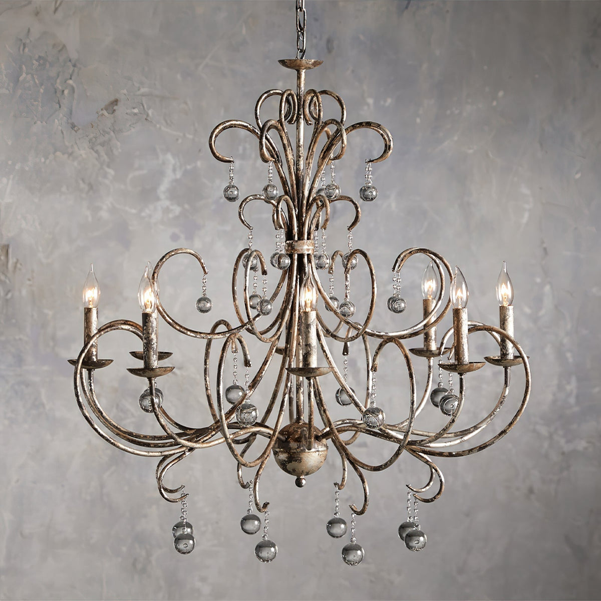 Ermira Postmodern Luxury Glass Crystal Chandelier