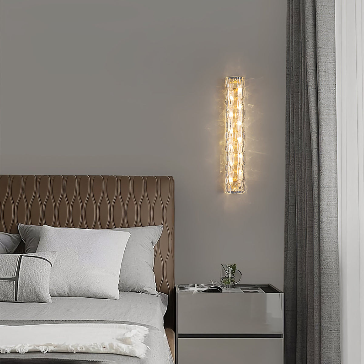 Brass crystal Wall lamp