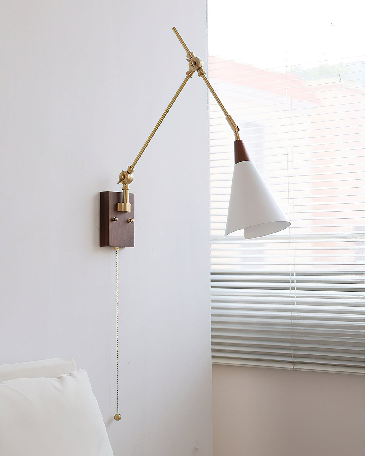 Laurent Swing Arm Wall Lamp