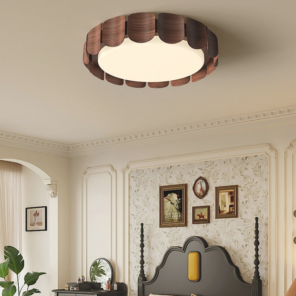 Flush Mount Ceiling Light Minimalist Round LED Dimmable