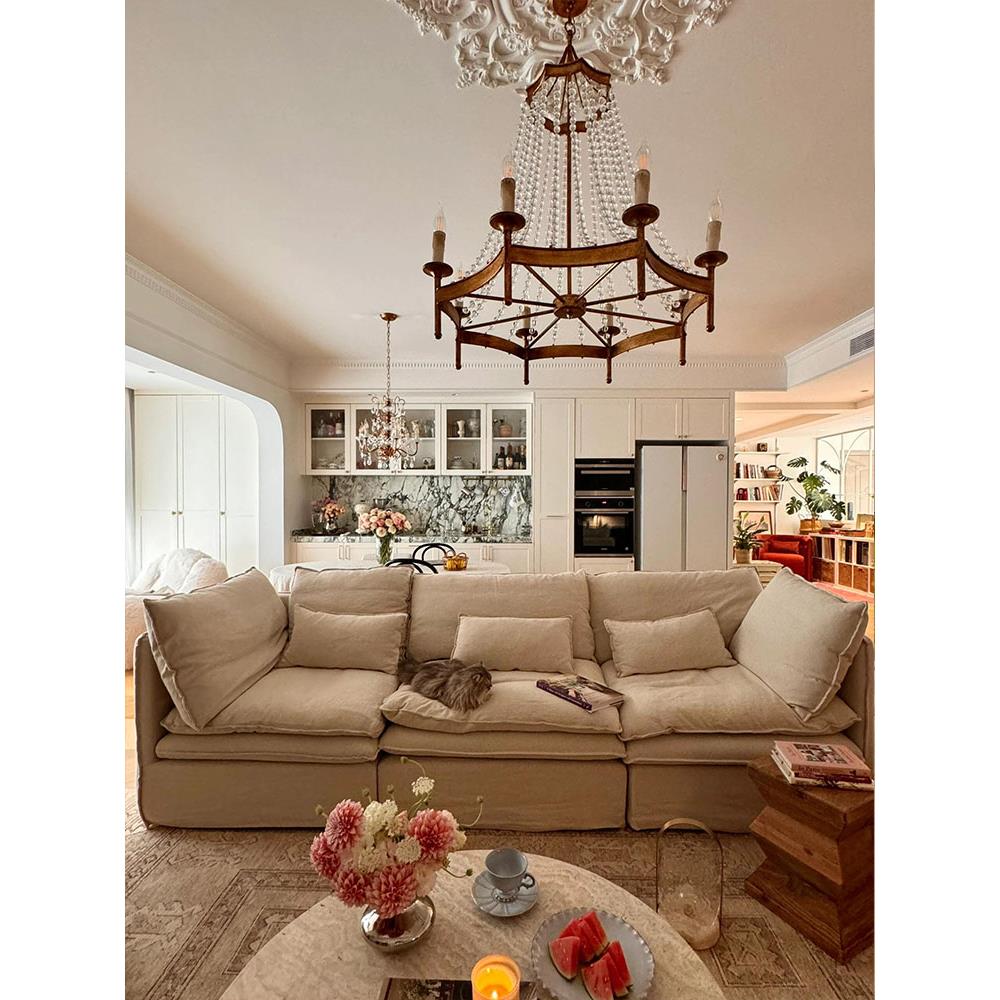 Zavela Postmodern Luxury Bead Crystal Chandelier