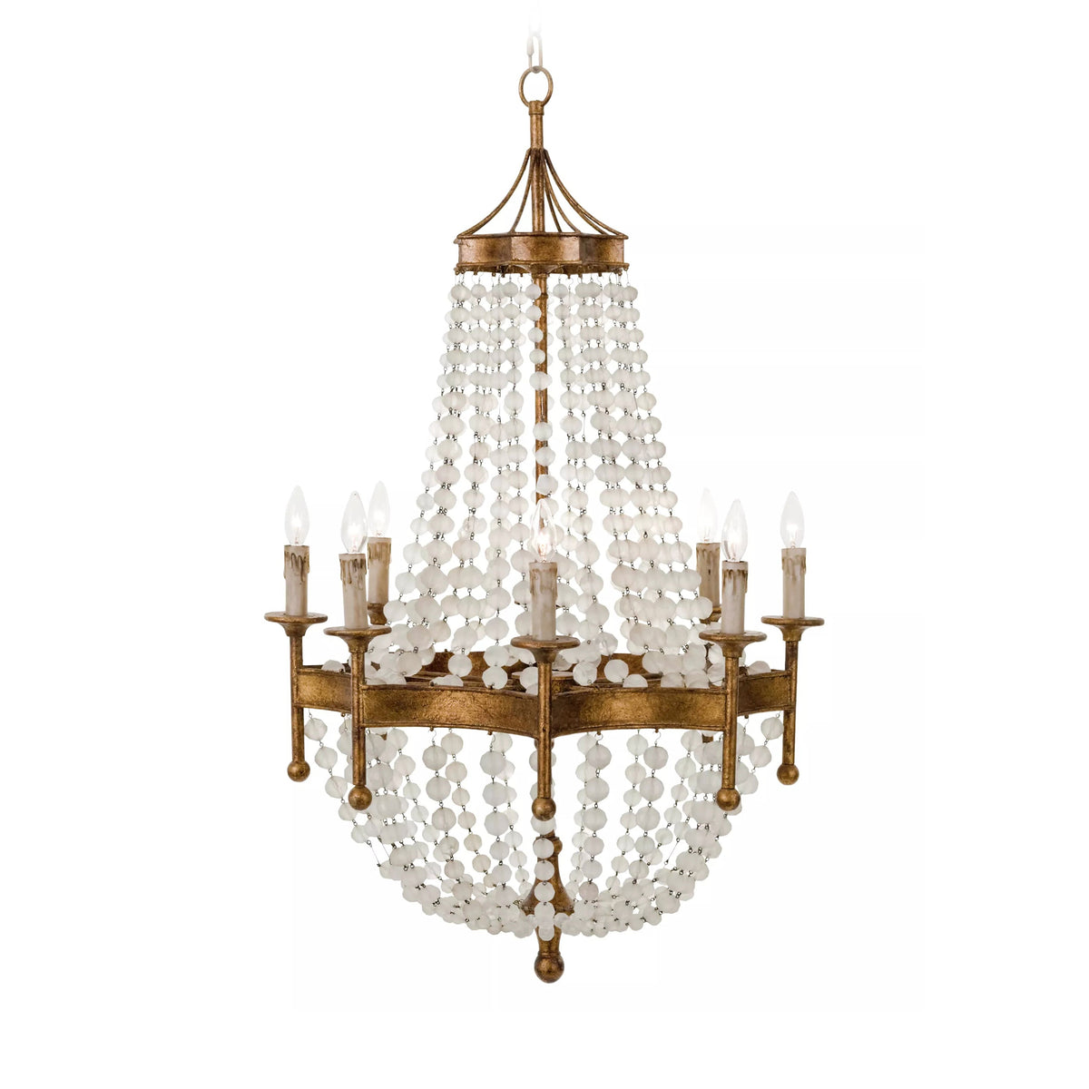Zavela Postmodern Luxury Bead Crystal Chandelier