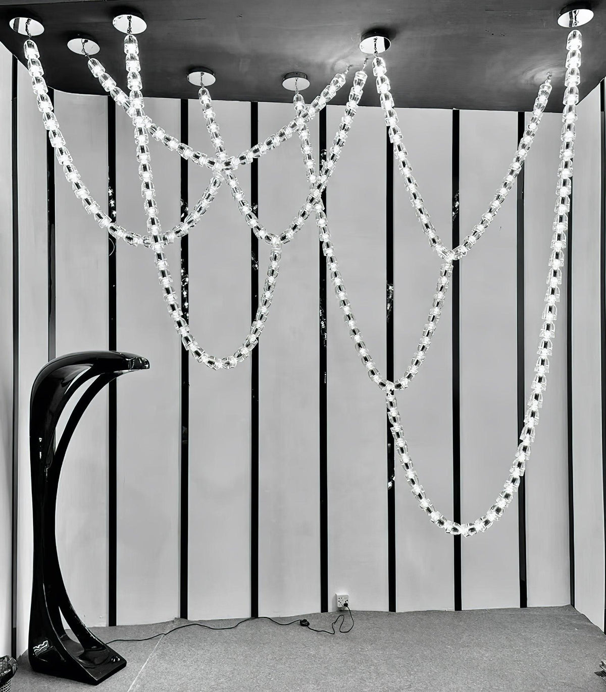 Gabriel Cascade K9 Crystal Chandelier