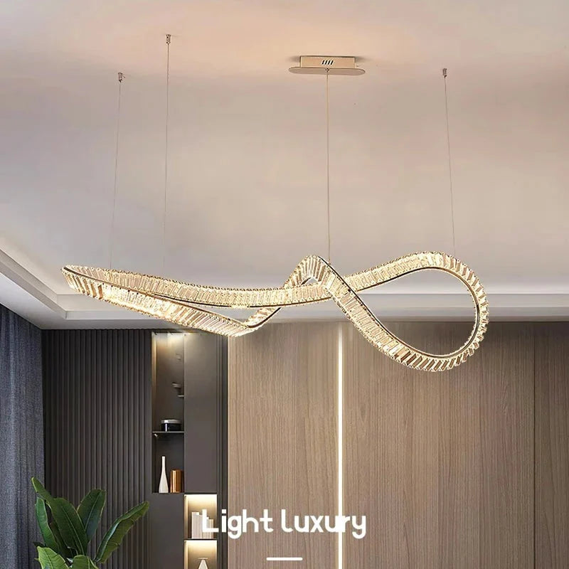 Gaia Kitchen Crystal Chandelier