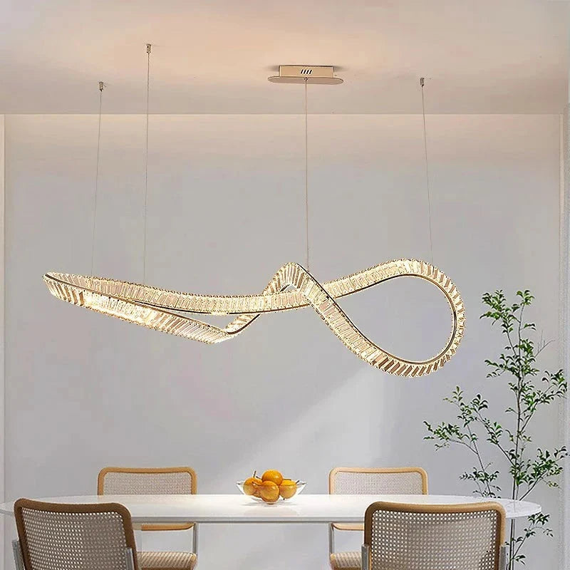 Gaia Kitchen Crystal Chandelier
