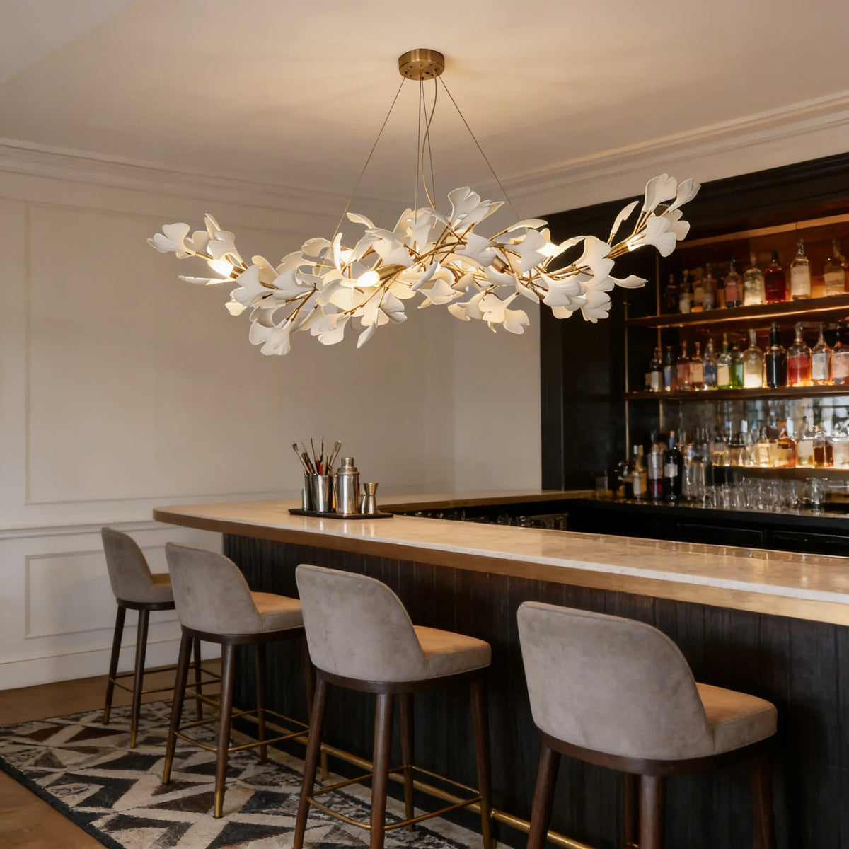 Gingko Ceramic Chandelier K