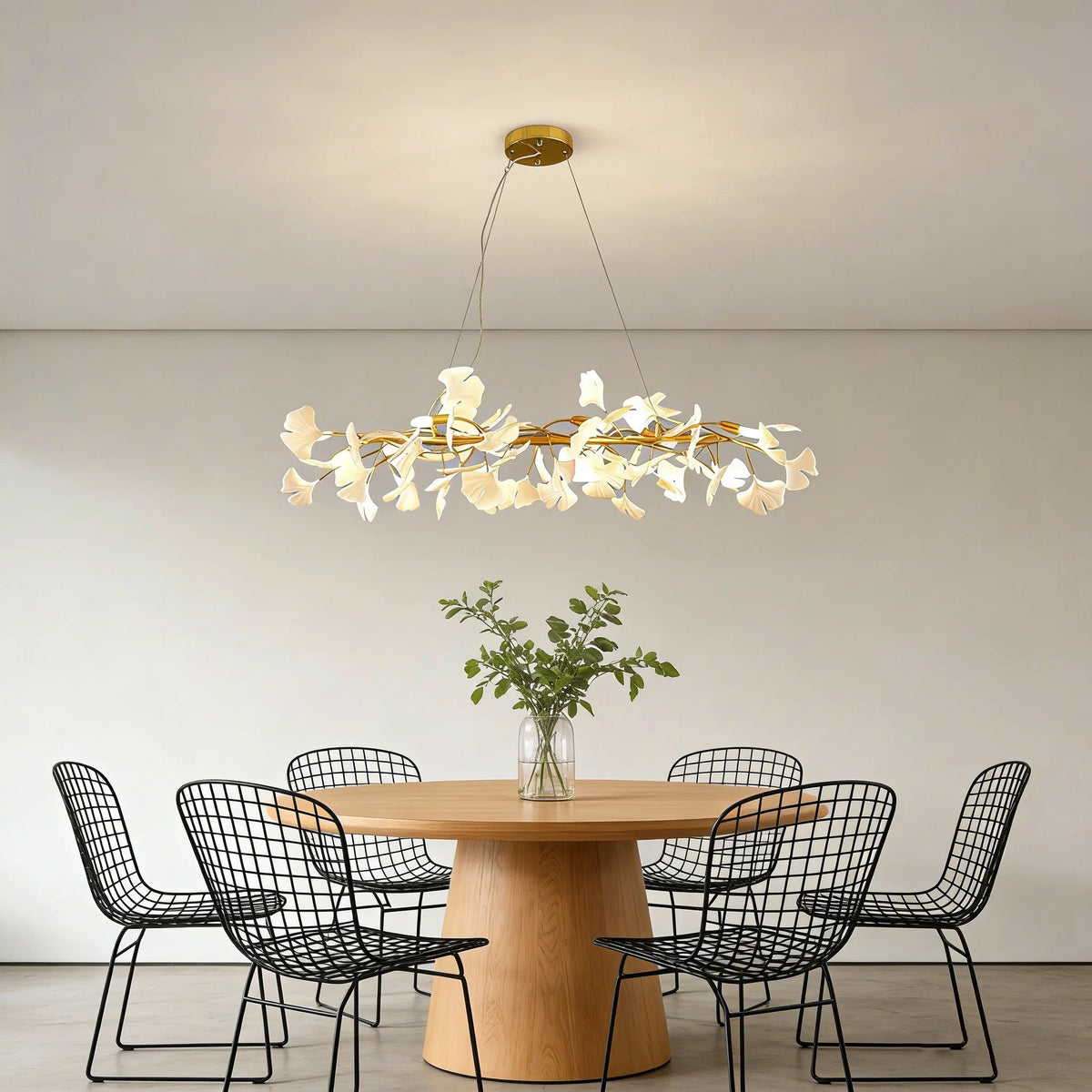 Gingko Ceramic Chandelier M