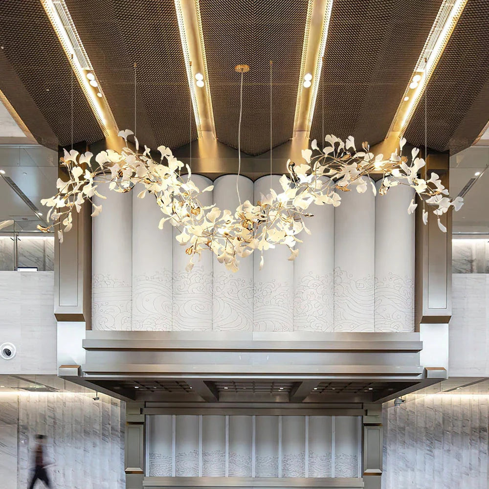 Ginkgo Tip Tlying Chandelier
