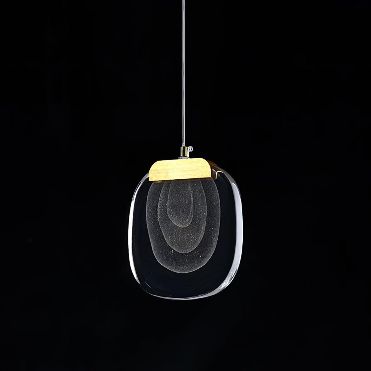 Avesia Minimalist Glass Pendant Light Staircase