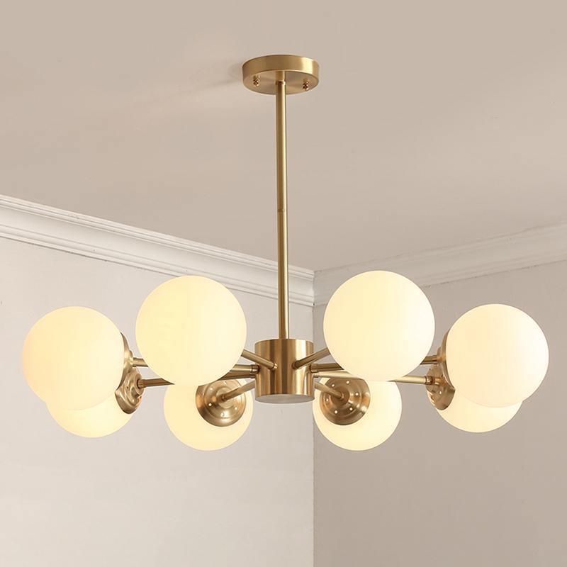 Marlowe Opal Globe Chandelier