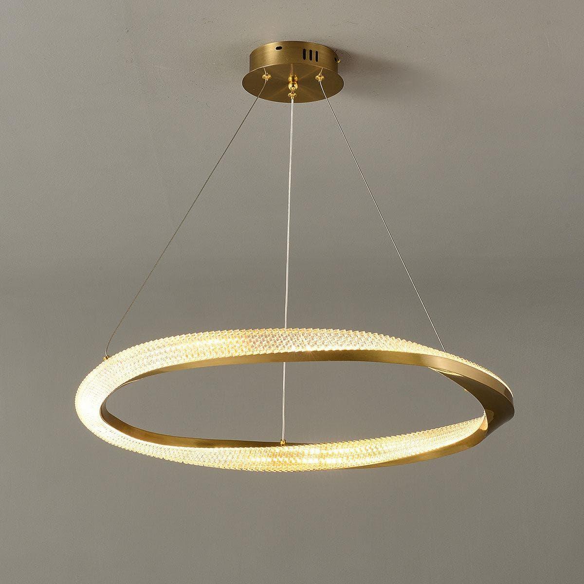Gold Multi-Layer Ring Chandelier