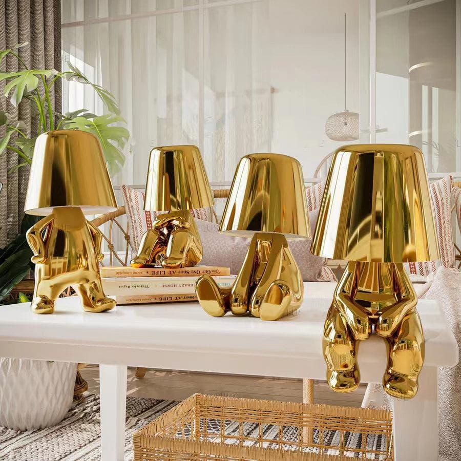 Golden Man Table Lamp
