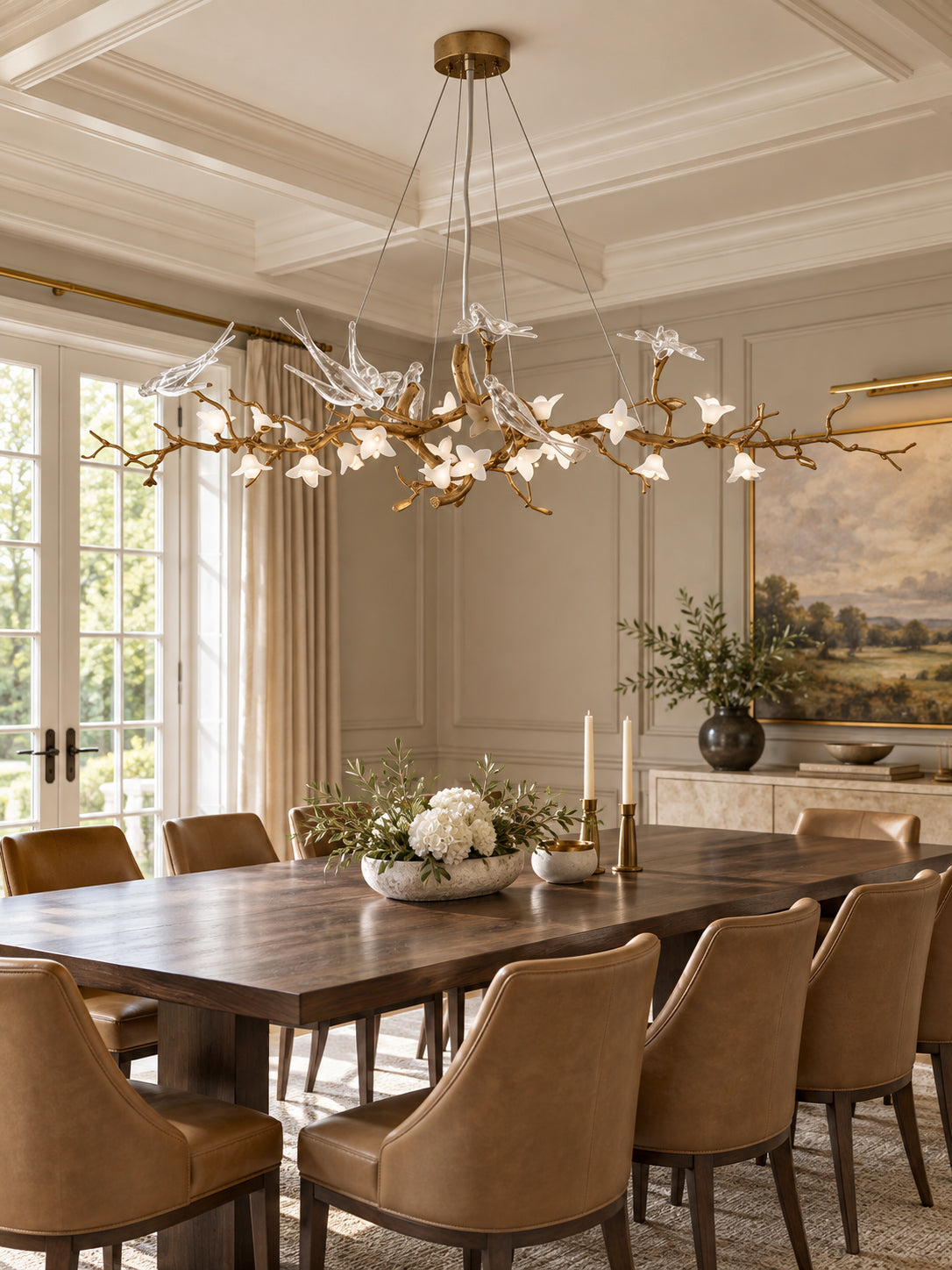 Elmscombe Blossom Avian Chandelier