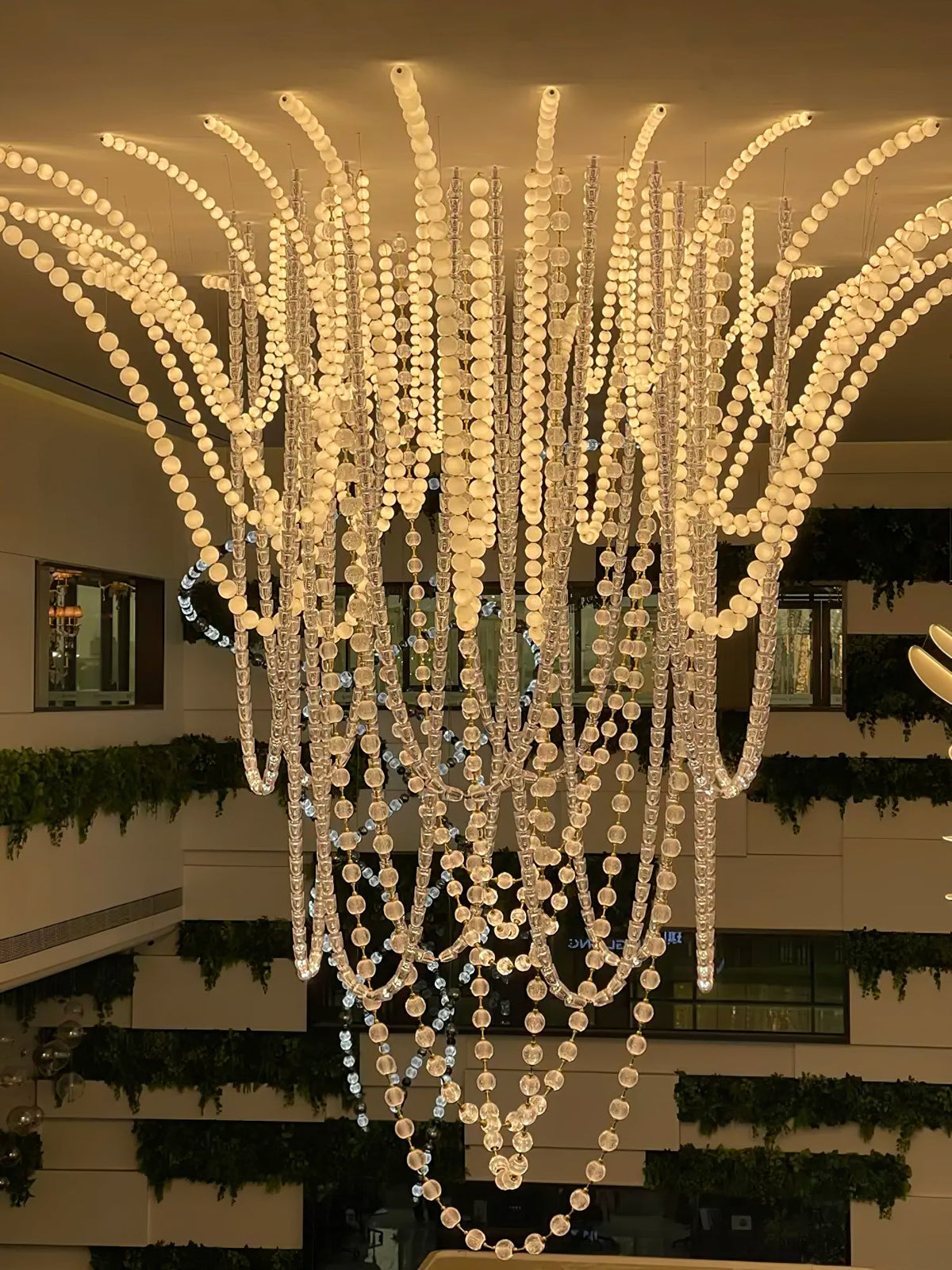 Halti Necklace Acrylic Chandelier