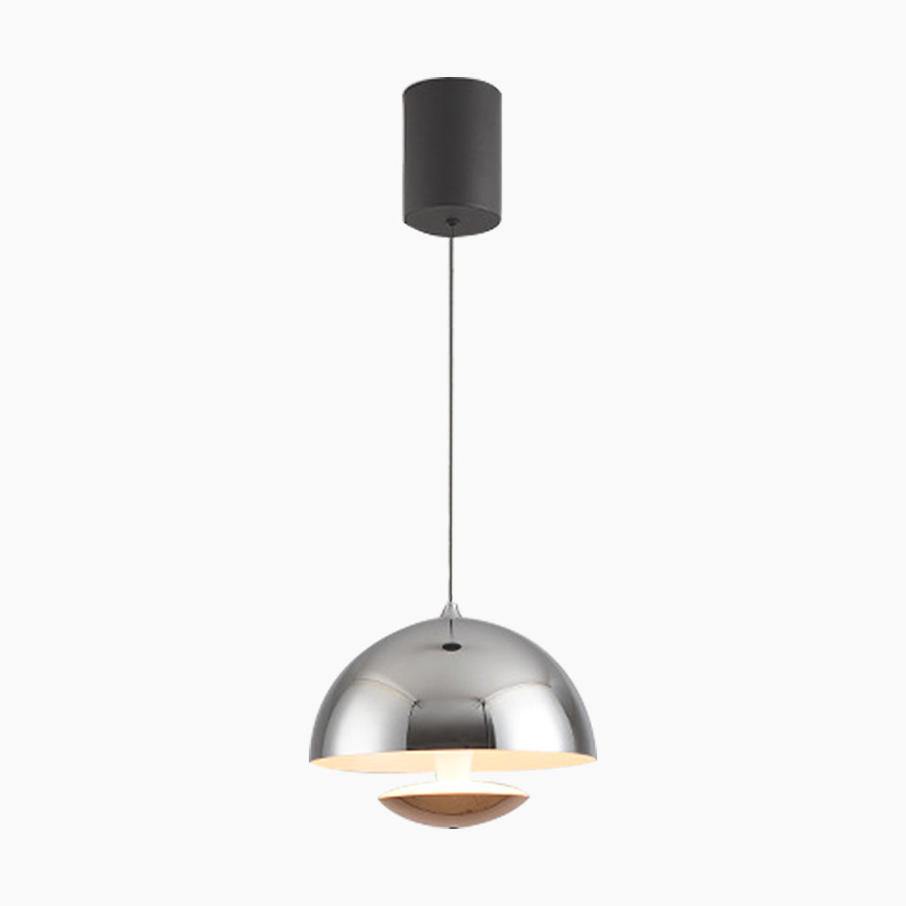 Pendant Light Induction Modern Minimalist Dome Bud, Iron