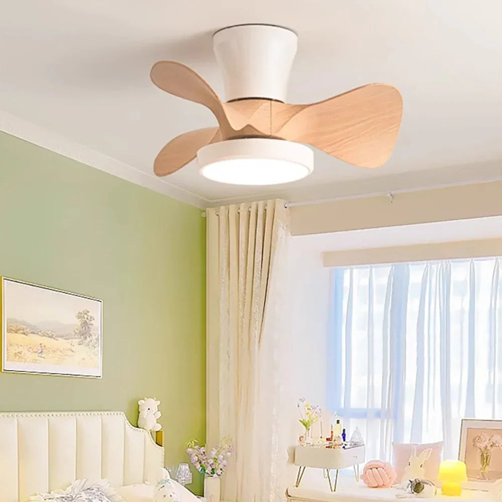 Industrial Round Acrylic Ceiling Fan Light