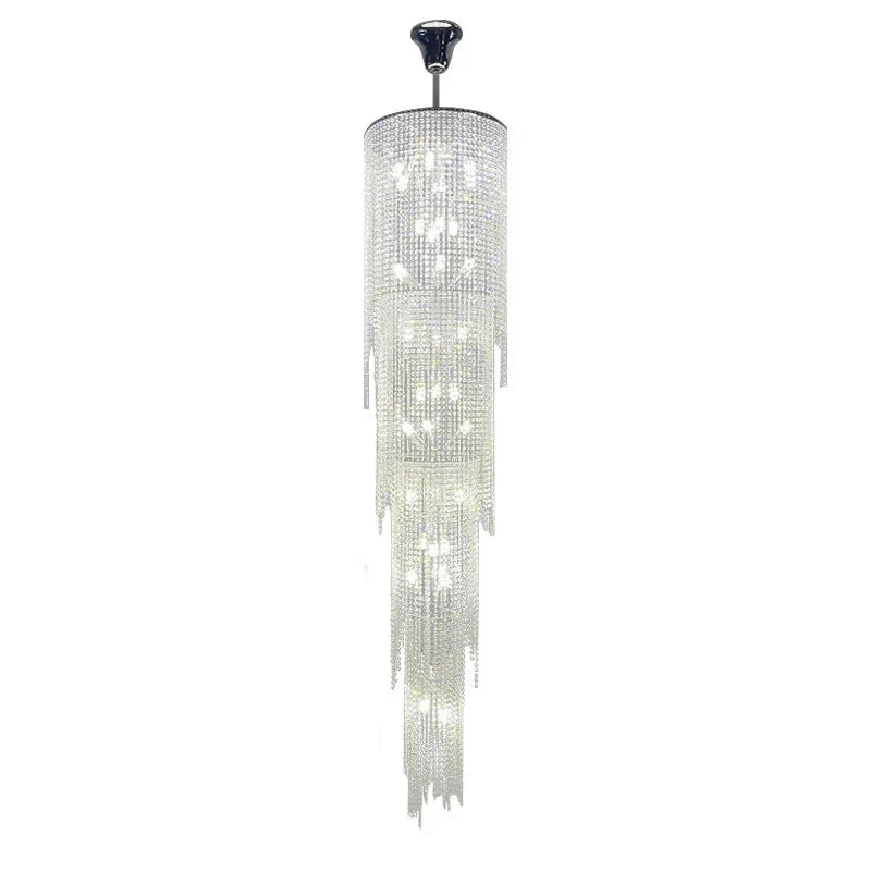 Kyra Real Crystal Staircase Chandelier