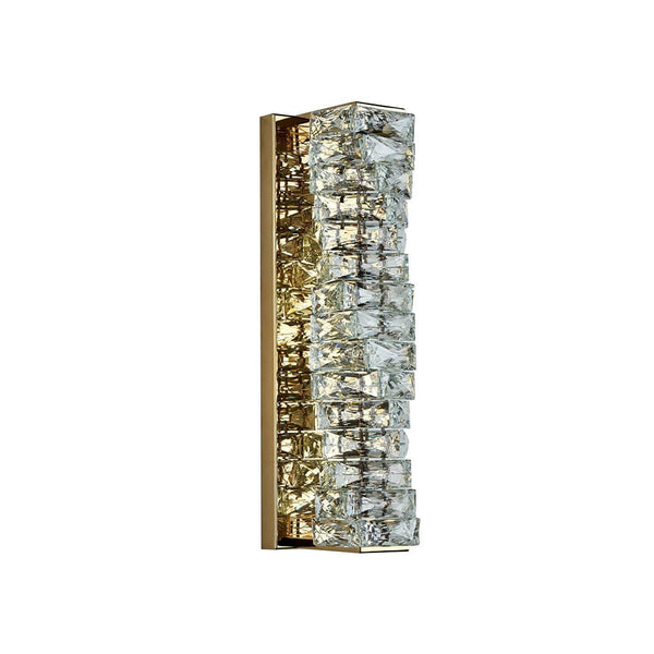 Laminated Crystal Sconce