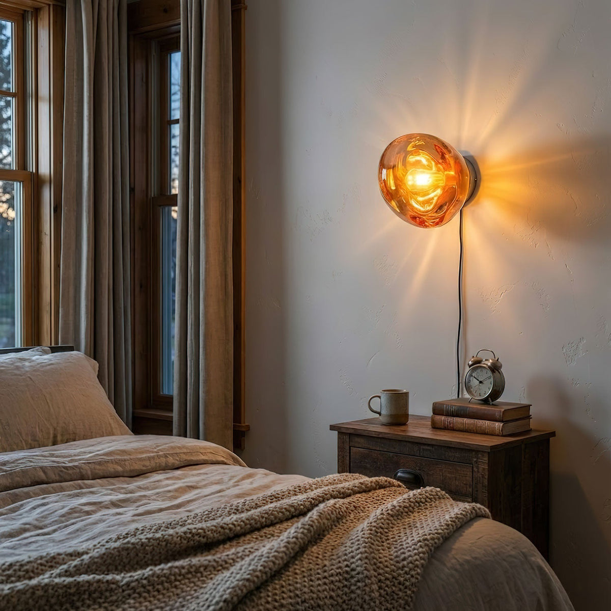 Lava Plug-in Wall Lamp