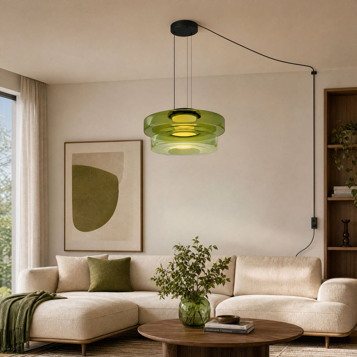 Levels Series Plug-In Pendant Light