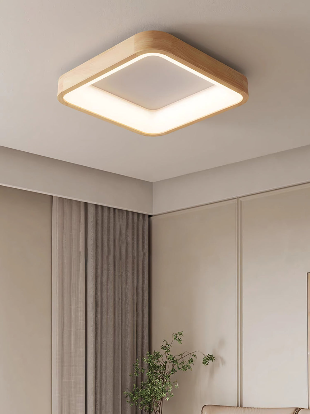 Ligna Square Ceiling Light
