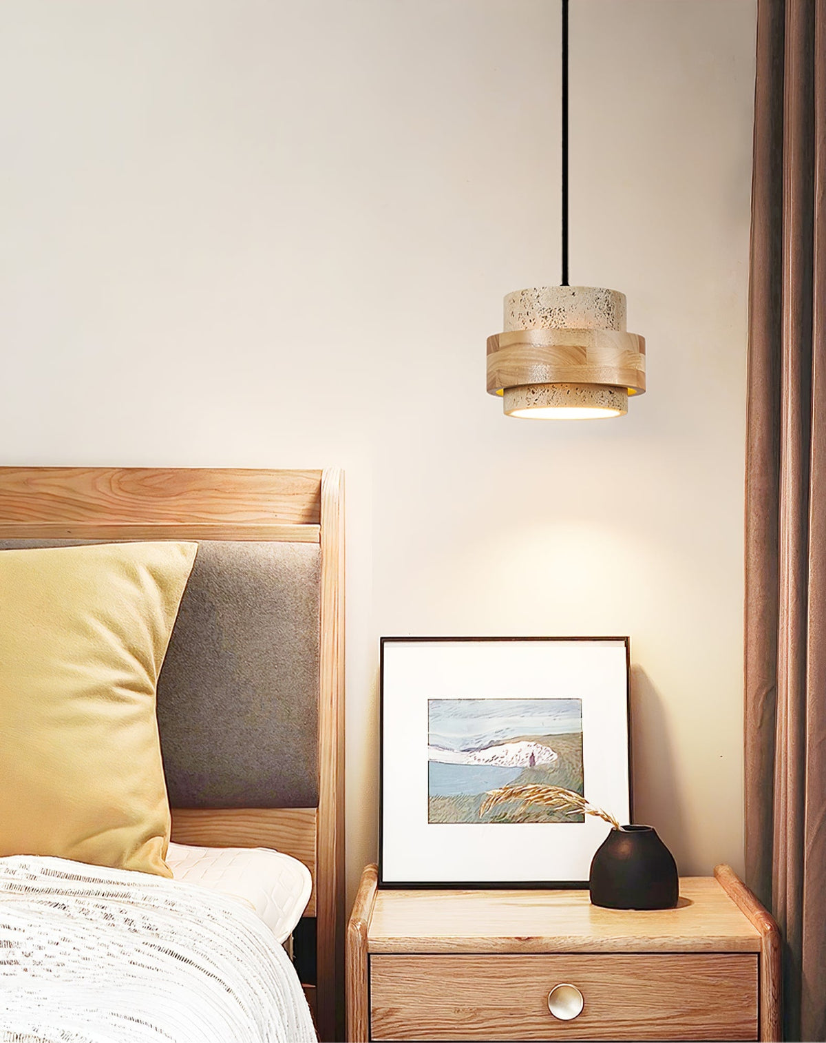 Liora Travertine Pendant Light