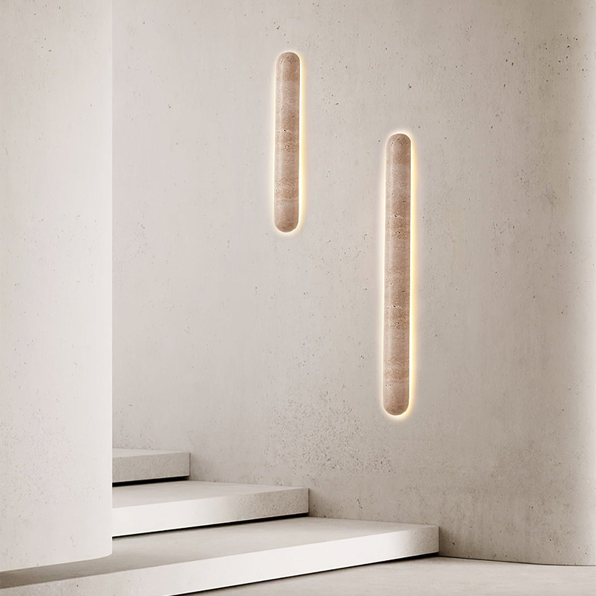Pills Travertine Liora Wall Sconce