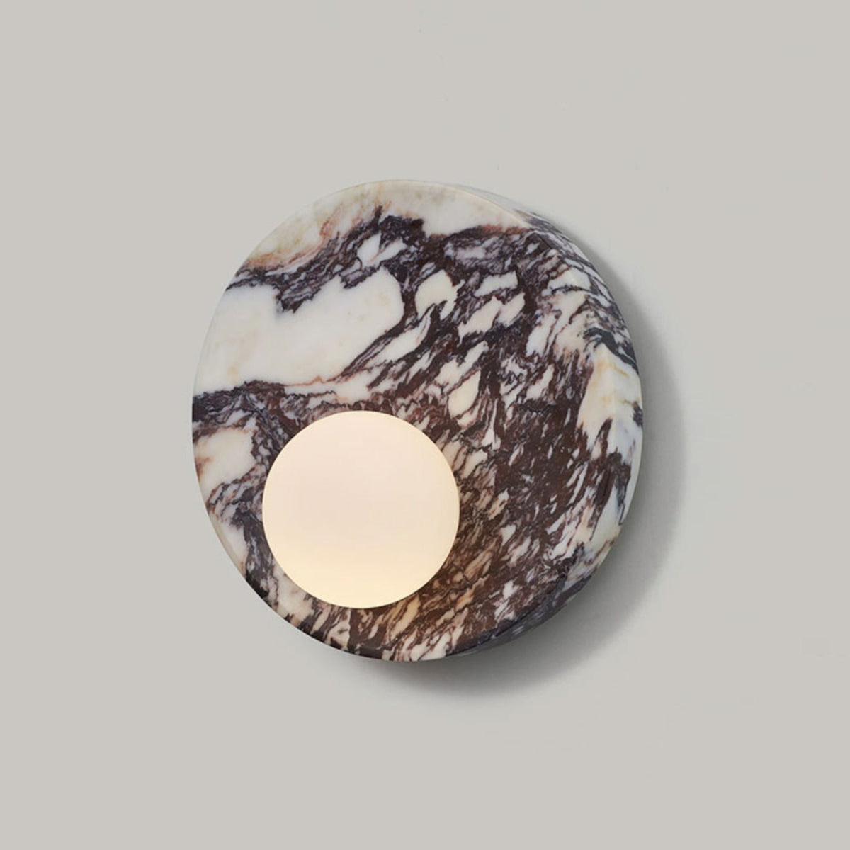Uphae Nordic Round Marble Glass Wall Lamp
