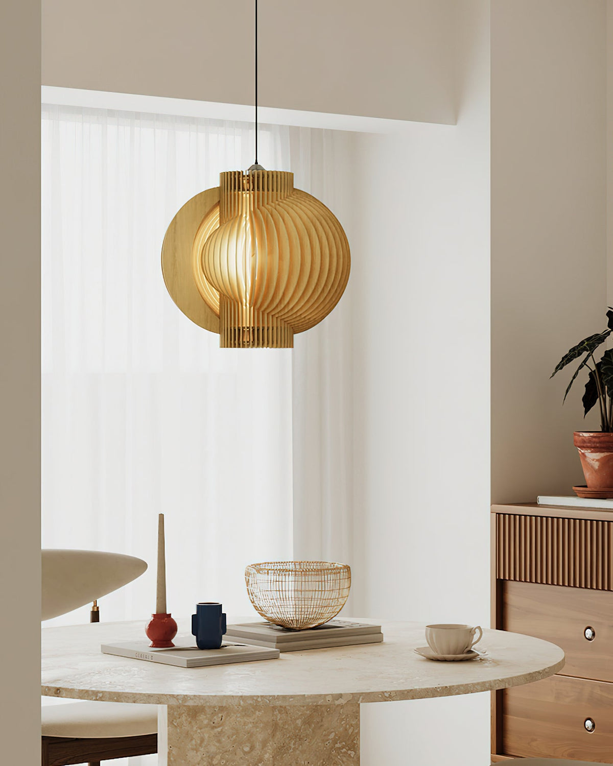 Rinaena Wood Pendant Lamp