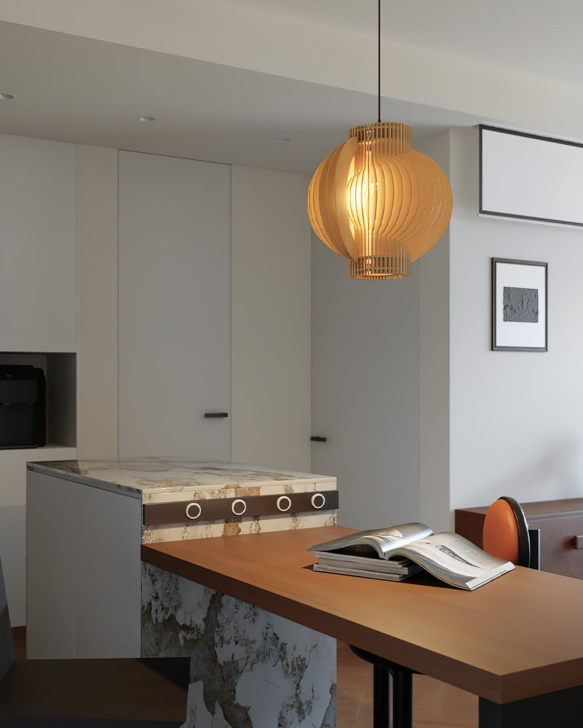 Rinaena Wood Pendant Lamp