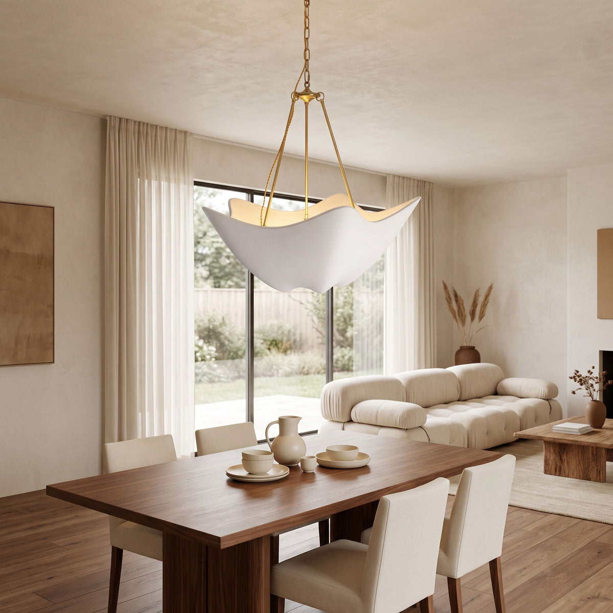 Luvonea Plaster Chandelier