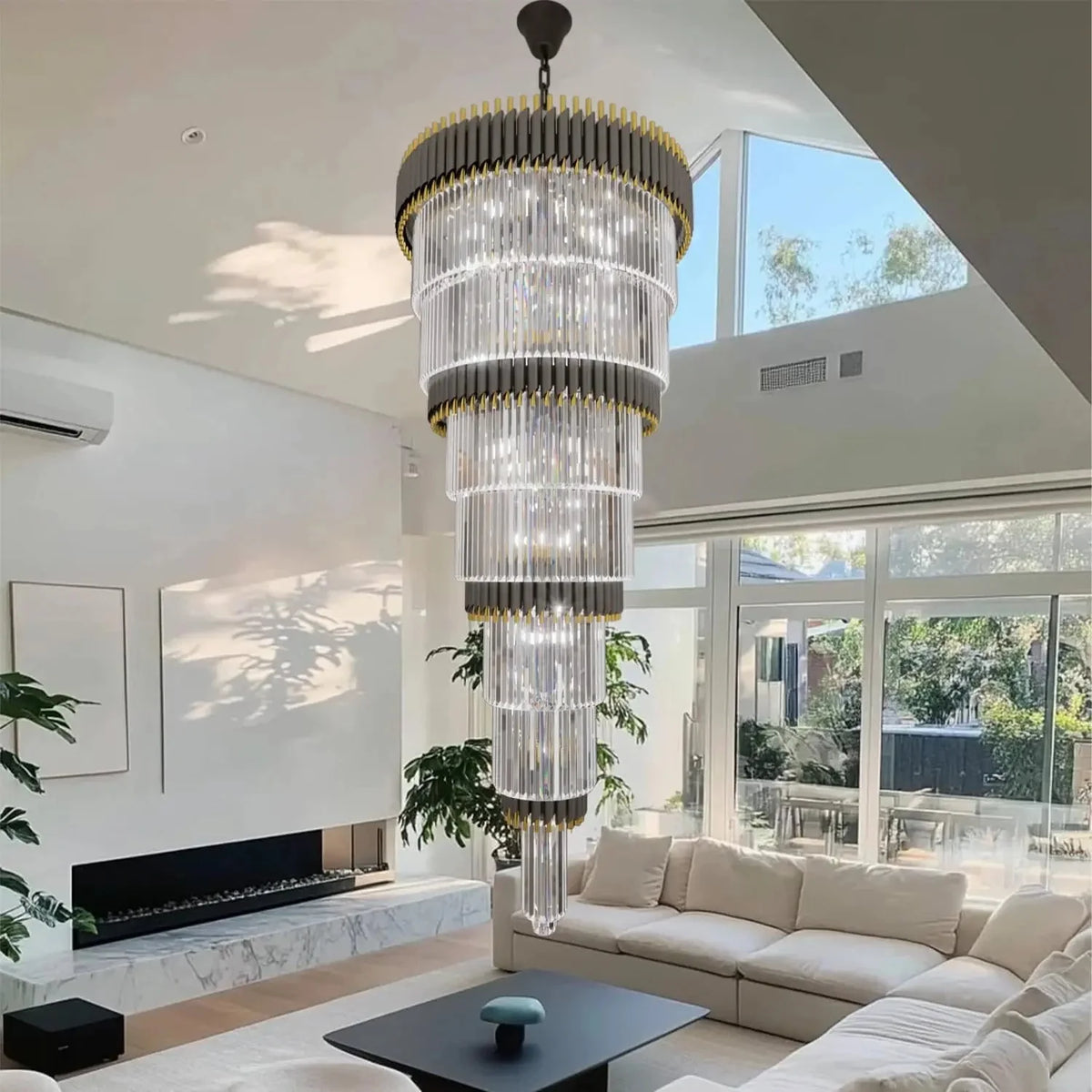 Luxury Oversize Crystal Chandelier