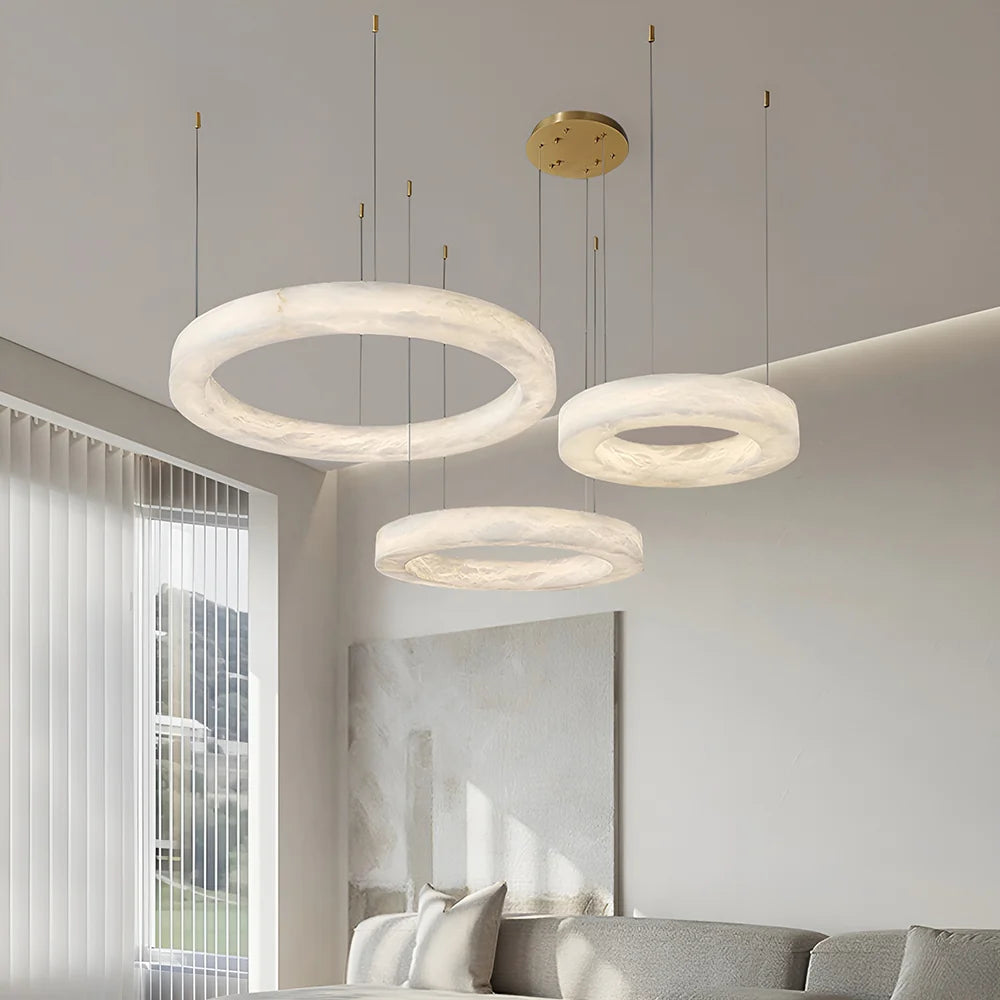 Marika Alabaster Pendant Lamp